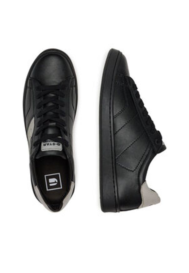 G-Star RAW - G-Star Raw Sneakersy BRADLEY-01 MI08 Czarny. Kolor: czarny. Materiał: skóra