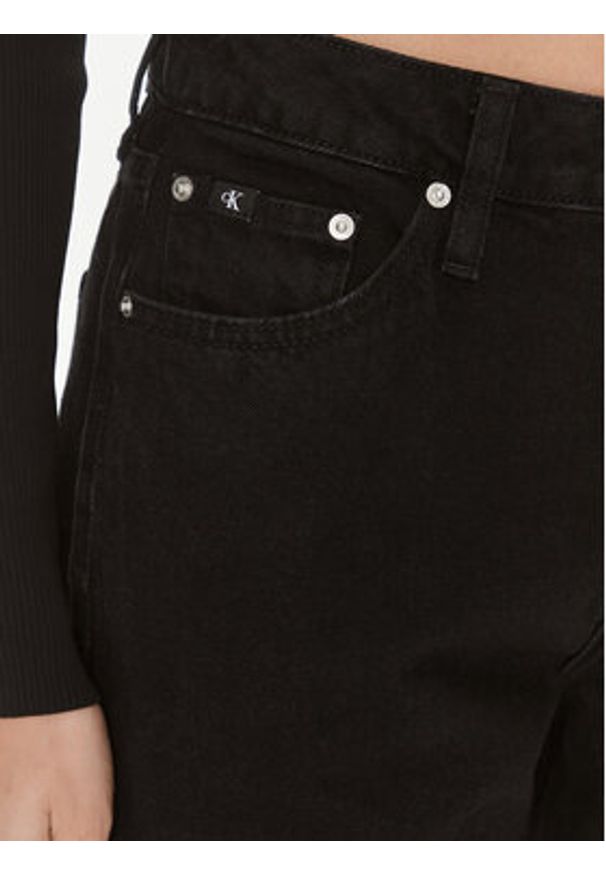 Calvin Klein Jeans Jeansy 90's J20J222865 Czarny Straight Fit. Kolor: czarny