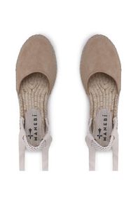 Manebi Espadryle Suede Flat Valenciana Espadrilles K 1.1 P0 Beżowy. Kolor: beżowy. Materiał: skóra, zamsz #2
