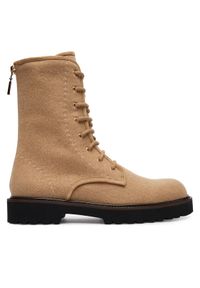 Max Mara Trzewiki Bakerzipwk 2524796012600 Brązowy. Kolor: brązowy. Materiał: materiał