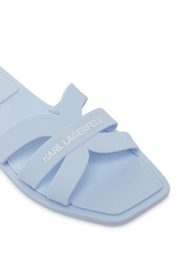 Karl Lagerfeld - KARL LAGERFELD Klapki Jelly IV KL80025 Błękitny. Kolor: niebieski