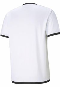 Puma - Męska koszulka piłkarska teamLIGA PUMA White Black. Kolor: biały, wielokolorowy, czarny. Sport: piłka nożna