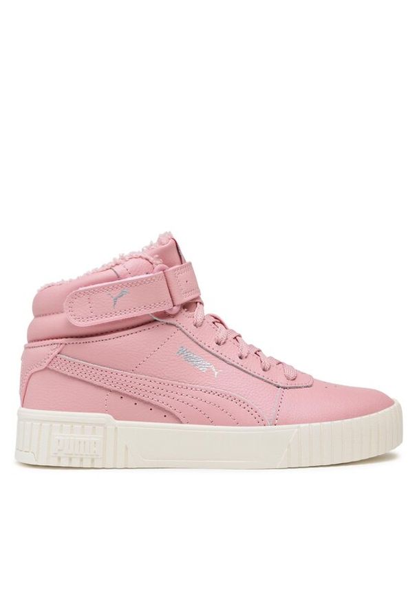 Puma Sneakersy Carina 2.0 Mid WTR Jr 387380 03 Różowy. Kolor: różowy. Materiał: skóra