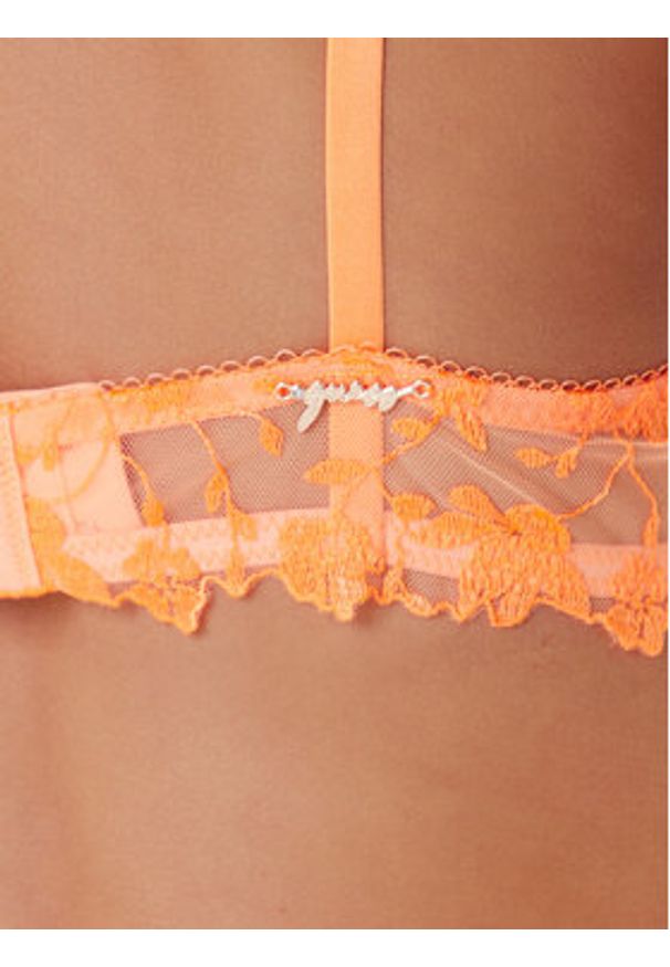 Guess Biustonosz z fiszbiną O5GC15 KCQC0 Pomarańczowy. Kolor: pomarańczowy. Materiał: syntetyk