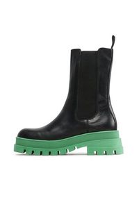 Badura Sztyblety INES-02-1 Czarny. Kolor: czarny. Materiał: skóra #5