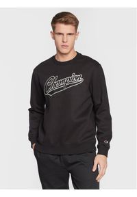 Champion Bluza Varsity Script Logo 217888 Czarny Regular Fit. Kolor: czarny. Materiał: syntetyk #1