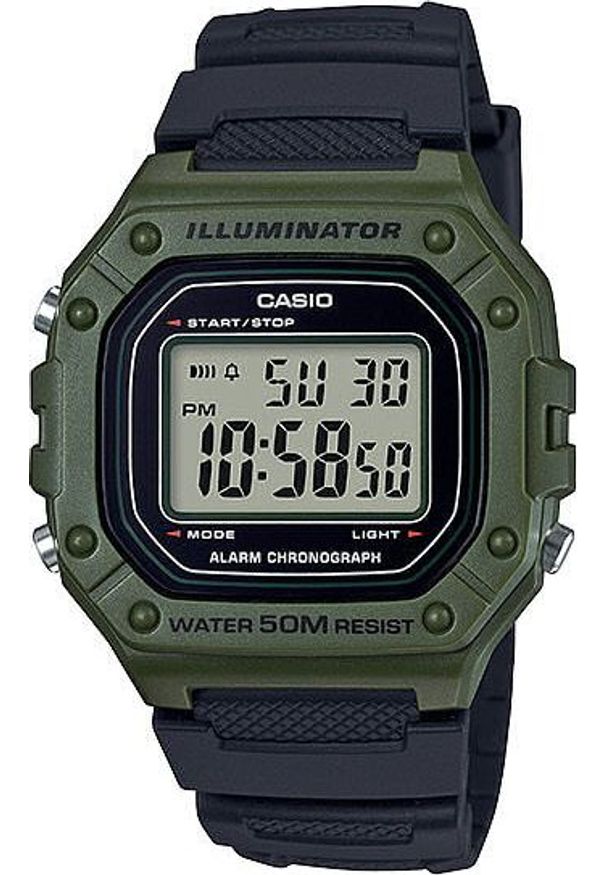 Casio Zegarek Sport W-218H -3AVEF. Styl: sportowy