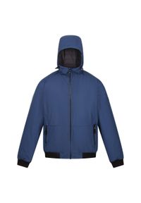 Renly Regatta męska turystyczna kurtka przeciwdeszczowa. Kolor: niebieski