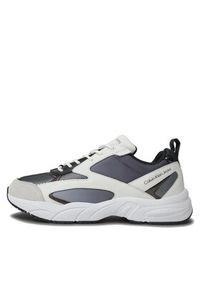 Calvin Klein Jeans Sneakersy Retro Tennis Low Mix In Sat YM0YM00877 Czarny. Kolor: czarny. Materiał: materiał #3