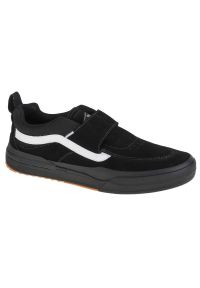 Buty Vans Kyle Pro 2 M VN0A4UW3ENR czarne. Okazja: na co dzień. Zapięcie: rzepy. Kolor: czarny. Materiał: tkanina, welur, skóra, guma. Szerokość cholewki: normalna #4