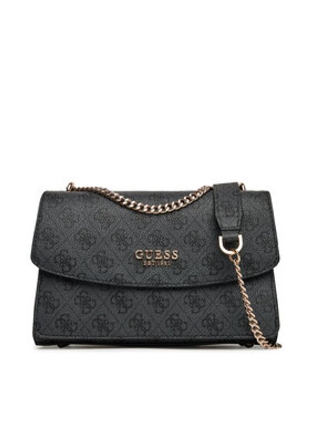 Guess Torebka Calista HWSG73 34210 Szary. Kolor: szary. Materiał: skórzane