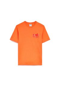 Diadora - Koszulka DIADORA T-SHIRT SS MANIFESTO. Kolor: pomarańczowy
