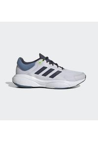 Adidas - Buty do biegania męskie adidas Response. Kolor: szary, niebieski, zielony, wielokolorowy. Sport: bieganie