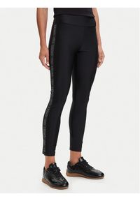 Liu Jo Sport Legginsy TF5119 J7912 Czarny Regular Fit. Kolor: czarny. Materiał: syntetyk. Styl: sportowy