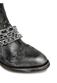 NEW ROCK Kowbojki M-WSTM003TES-S1 Czarny. Kolor: czarny. Materiał: skóra. Styl: rockowy #6