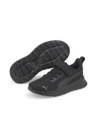 Puma - Dziecięce buty sportowe Anzarun Lite PUMA Black Ultra Gray. Kolor: czarny, szary, wielokolorowy. Sport: turystyka piesza