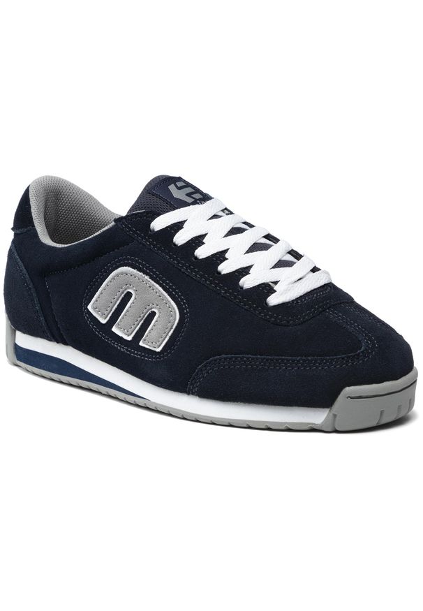 Sneakersy Etnies - Lo-Cut II Ls 4101000365 Dark Navy 488. Kolor: niebieski. Materiał: materiał, zamsz, skóra