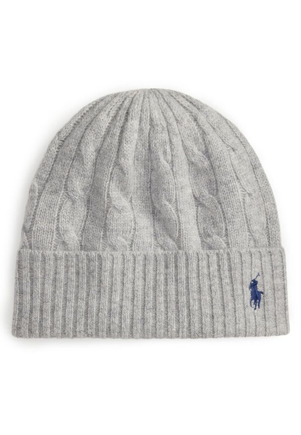 Polo Ralph Lauren Czapka 455981442002 Szary. Kolor: szary. Materiał: wełna