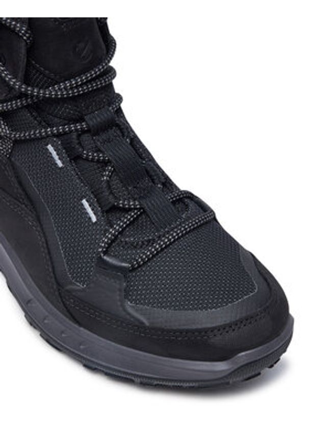 ecco - ECCO Trekkingi Ult-Trn W 82427351094 Czarny. Kolor: czarny. Materiał: nubuk, skóra