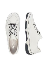 Rieker Półbuty 55901-80 Biały. Kolor: biały. Materiał: skóra, syntetyk #8