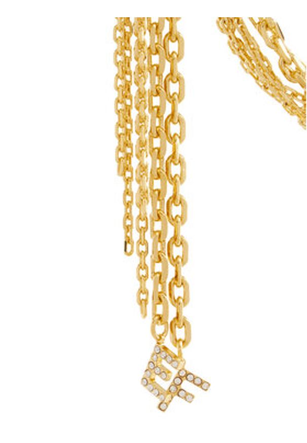 Elisabetta Franchi Naszyjnik CO-03B-52E2-V380 Złoty. Materiał: metalowe. Kolor: złoty