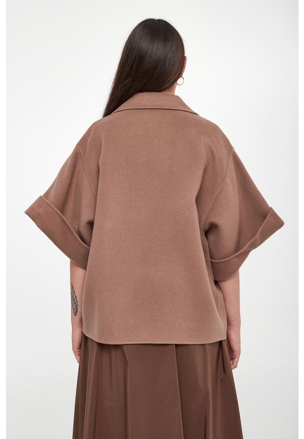 Weekend Max Mara - Płaszcz damski krótki wełniany Pera WEEKEND MAX MARA. Materiał: wełna. Długość: krótkie