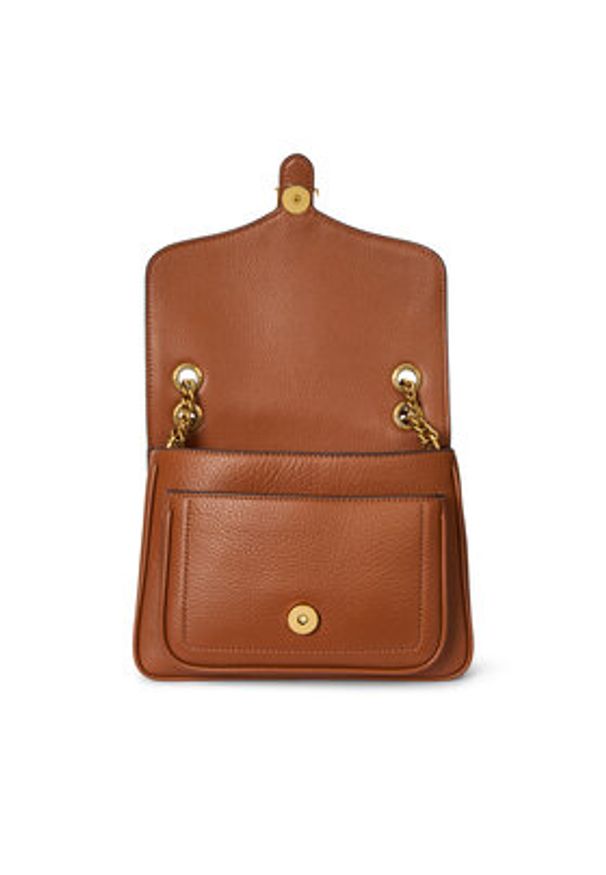 Lauren Ralph Lauren - LAUREN RALPH LAUREN Torebka 431974552002 Brązowy. Kolor: brązowy. Materiał: skórzane