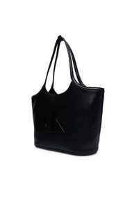 Calvin Klein Torebka Bold Ck LV04F3562G Czarny. Kolor: czarny. Materiał: skórzane #5