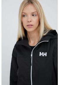 Helly Hansen kurtka przeciwdeszczowa Belfast II damska kolor czarny 53433-990. Kolor: czarny. Materiał: materiał #6