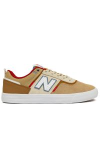 Buty New Balance Numeric NM306NNS - brązowe. Kolor: brązowy. Materiał: guma, zamsz, materiał, syntetyk. Szerokość cholewki: normalna. Sport: turystyka piesza, skateboard