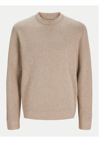 Jack & Jones - Jack&Jones Sweter Milano 12259666 Szary Relaxed Fit. Kolor: szary. Materiał: bawełna #6