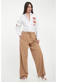 Ermanno Firenze - Koszula damska z naszywkami ERMANNO FIRENZE. Wzór: aplikacja #2