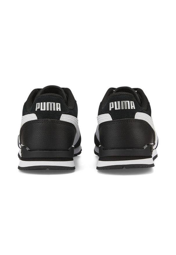Buty do chodzenia Męskie Puma ST RUNNER V3 LEATHER. Kolor: czarny, biały, wielokolorowy. Sport: turystyka piesza