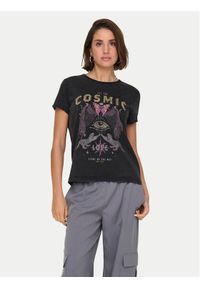 only - ONLY T-Shirt Lucy 15336965 Czarny Regular Fit. Kolor: czarny. Materiał: bawełna