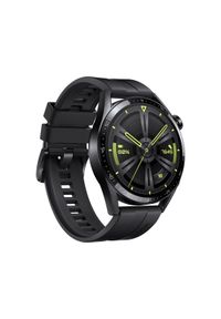 HUAWEI - Huawei Watch GT 3 Active. Rodzaj zegarka: smartwatch. Materiał: skóra. Styl: sportowy, klasyczny