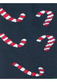 His Story - Tematyczne Skarpetki Bawełniane - Świąteczny Lizak. Kolor: niebieski. Materiał: elastan, bawełna, poliamid #4