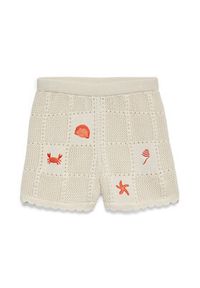 Vero Moda Szorty materiałowe Esmey 10350992 Beżowy jasny Regular Fit. Kolor: beżowy. Materiał: bawełna #5