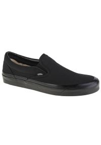 Buty Vans Classic Slip-On VN0A3JEXUCX1 czarne. Zapięcie: bez zapięcia. Kolor: czarny. Materiał: guma, tkanina