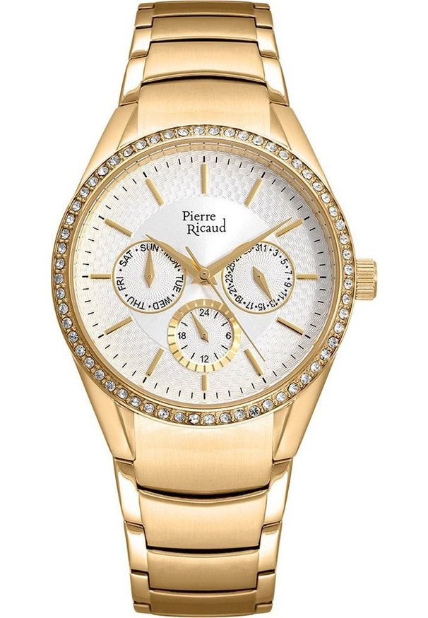 Zegarek Pierre Ricaud Zegarek damski Pierre Ricaud P21032.1113QFZ złoty. Kolor: złoty