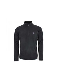 PEAK MOUNTAIN - Polar z kapturem zapinany na zamek 1/2 Peak Mountain. Typ kołnierza: kaptur. Kolor: czarny. Materiał: polar. Sezon: zima. Sport: turystyka piesza #1