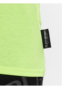 Plein Sport T-Shirt SADC MTK6907 SJY001N Żółty Regular Fit. Kolor: żółty. Materiał: bawełna. Styl: sportowy