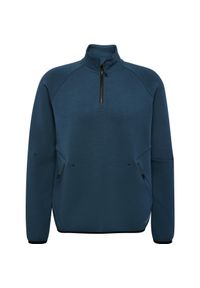 Polar zapinany na zamek błyskawiczny Hummel Tech. Kolor: niebieski. Materiał: polar #1