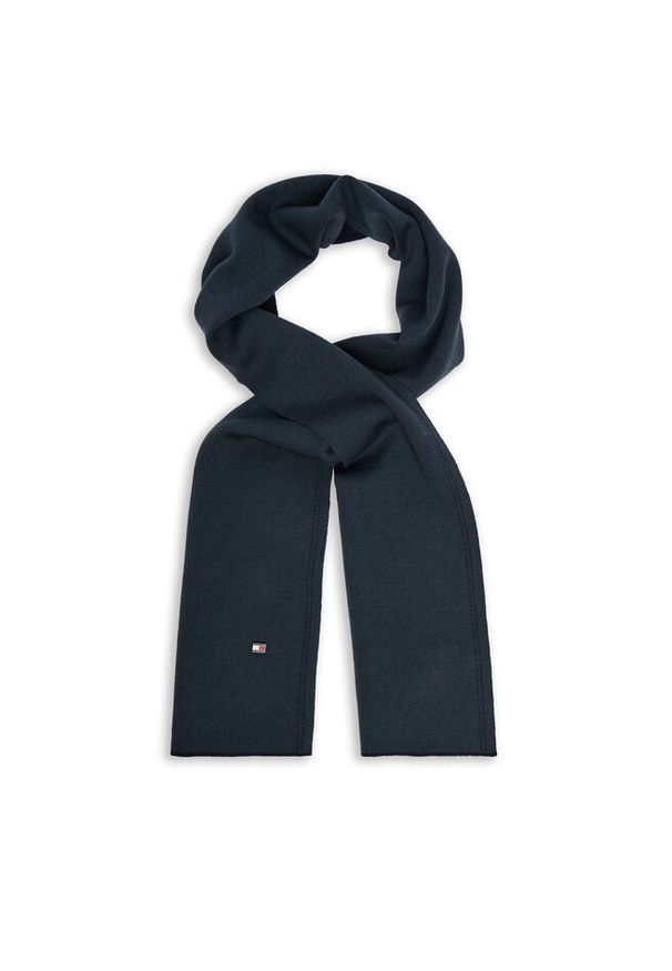 TOMMY HILFIGER - Szalik Tommy Hilfiger. Kolor: niebieski