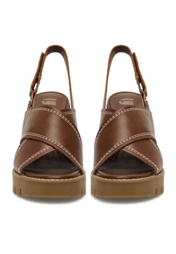 G-Star RAW - G-Star Raw Sandały WFA3925-7Z Brązowy. Kolor: brązowy. Materiał: skóra