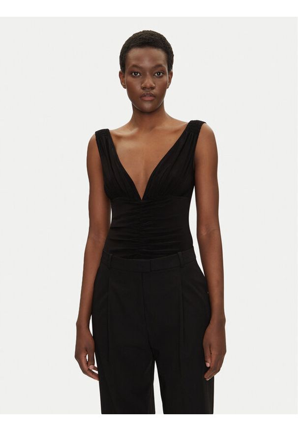 NORMA KAMALI Body KK424XPLH35001 Czarny Slim Fit. Kolor: czarny. Materiał: syntetyk