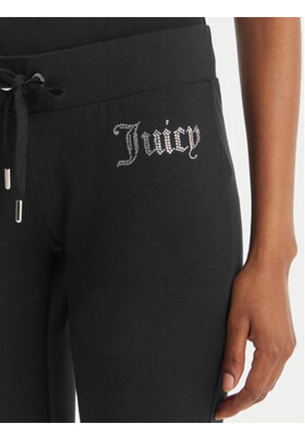 Juicy Couture Spodnie dresowe Christine JCWBJ126309 Czarny Flared Leg. Kolor: czarny. Materiał: dresówka