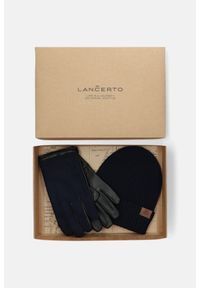 Lancerto - Zestaw Czapka Plus Rękawiczki. Materiał: bawełna, wełna, akryl, wiskoza #1