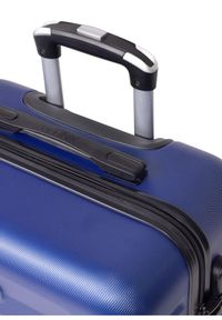 Ochnik - Komplet walizek na kółkach 19''/24''/28''. Kolor: niebieski. Materiał: guma, poliester, materiał, kauczuk #13
