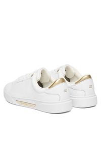 TOMMY HILFIGER - Tommy Hilfiger Sneakersy Essential Chic Court Sneaker FW0FW09019 Biały. Kolor: biały. Materiał: skóra #4