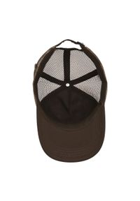 Czapka z daszkiem damska Anekke, wykonana z materiału tekstylnego z regulowanym zapięciem z tyłu, brązowa, 42481-061. Kolor: brązowy. Materiał: materiał. Styl: elegancki, klasyczny, casual #2